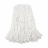 Boardwalk Premium Cut-End Wet Mop Heads, Rayon, 16oz, White, 12/Carton