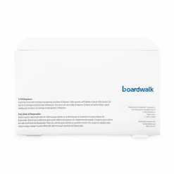 Boardwalk Premium Half-Fold Toilet Seat Covers, 14.17 x 16.73, White, 250/Sleeve, 10 Sleeves/Carton