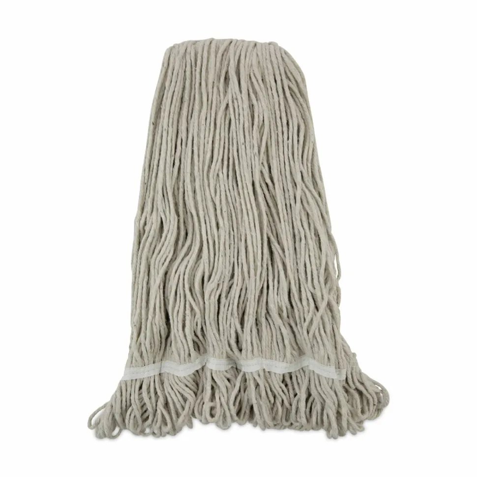 Boardwalk Pro Loop Web/Tailband Wet Mop Head, Cotton, 24 oz., White