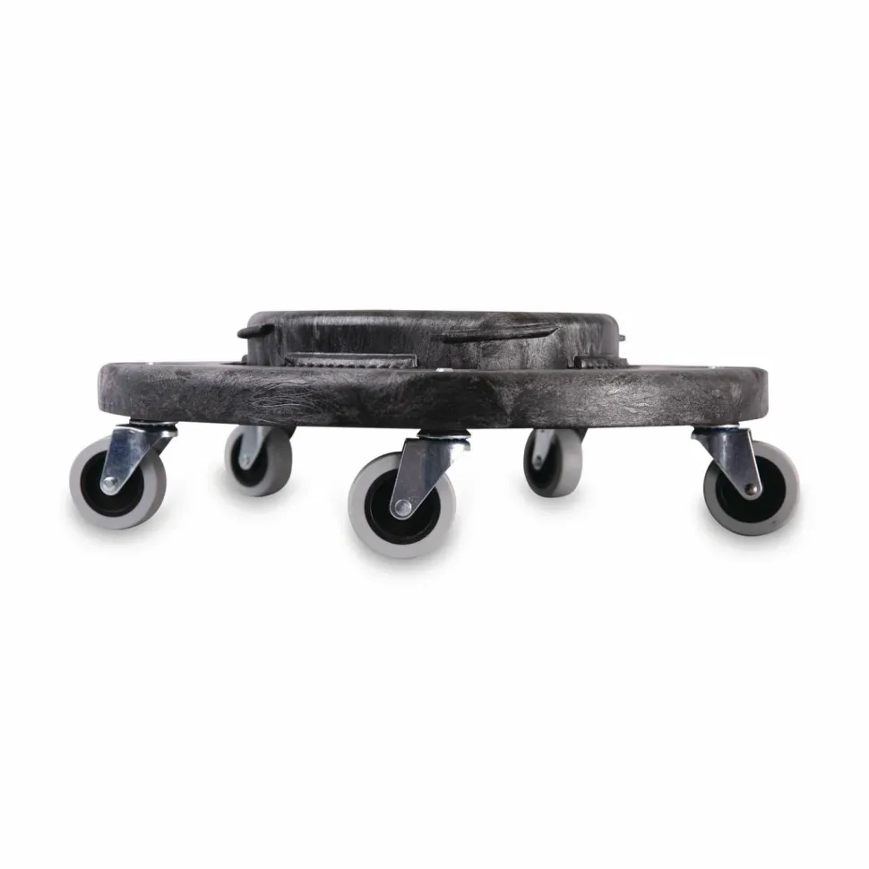 Boardwalk Refuse Container Utility Dolly, 300 lb Capacity, 18.25" Diameter, Gray