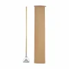 Boardwalk Screw Clamp Metal Head Wooden Mop Handle, #20+, 62", Natural