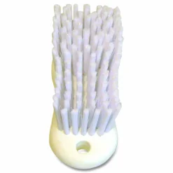 Boardwalk Scrub Brush, White Polypropylene Bristles, 6