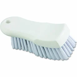 Boardwalk Scrub Brush, White Polypropylene Bristles, 6