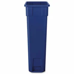 Boardwalk Slim Recycling Container, 23 gal, Polypropylene, Blue