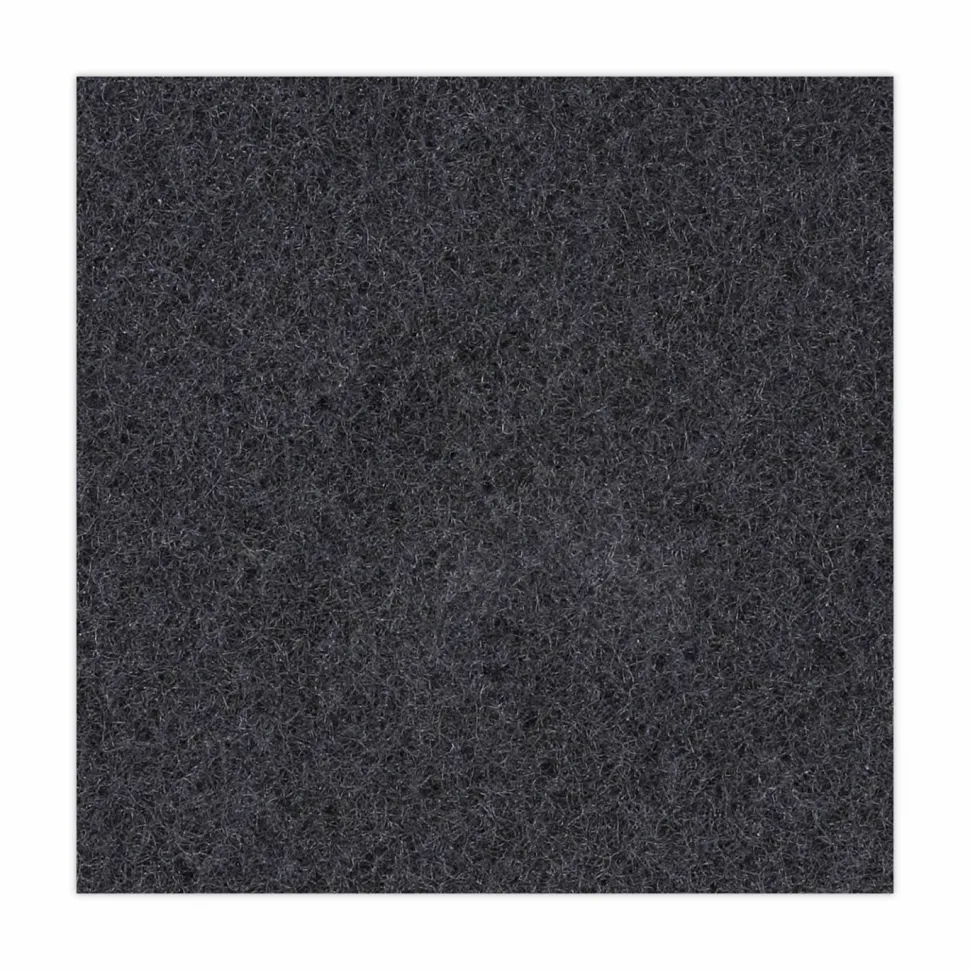 Boardwalk Stripping Floor Pads, 16" Diameter, Black, 5/Carton