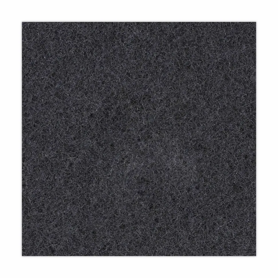 Boardwalk Stripping Floor Pads, 13" Diameter, Black, 5/Carton