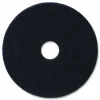 Boardwalk Stripping Floor Pads, 12" Diameter, Black, 5/Carton