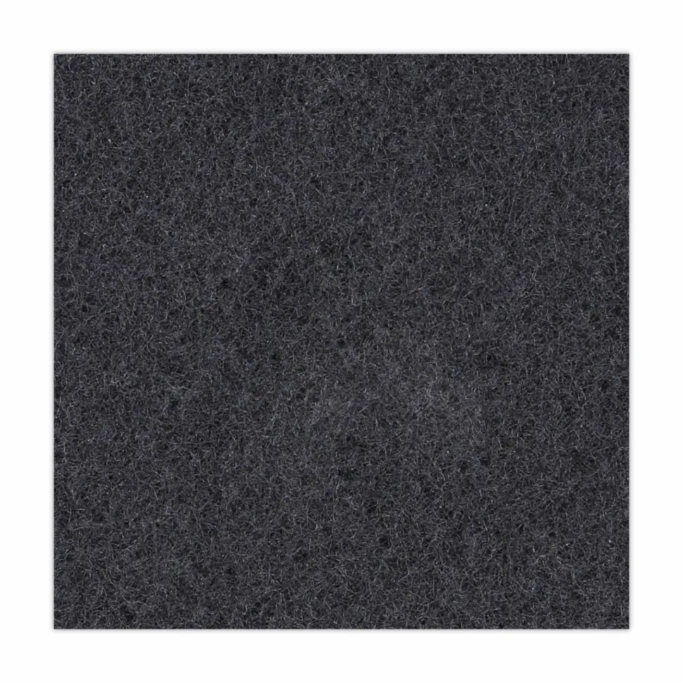 Boardwalk Stripping Floor Pads, 19" Diameter, Black, 5/Carton