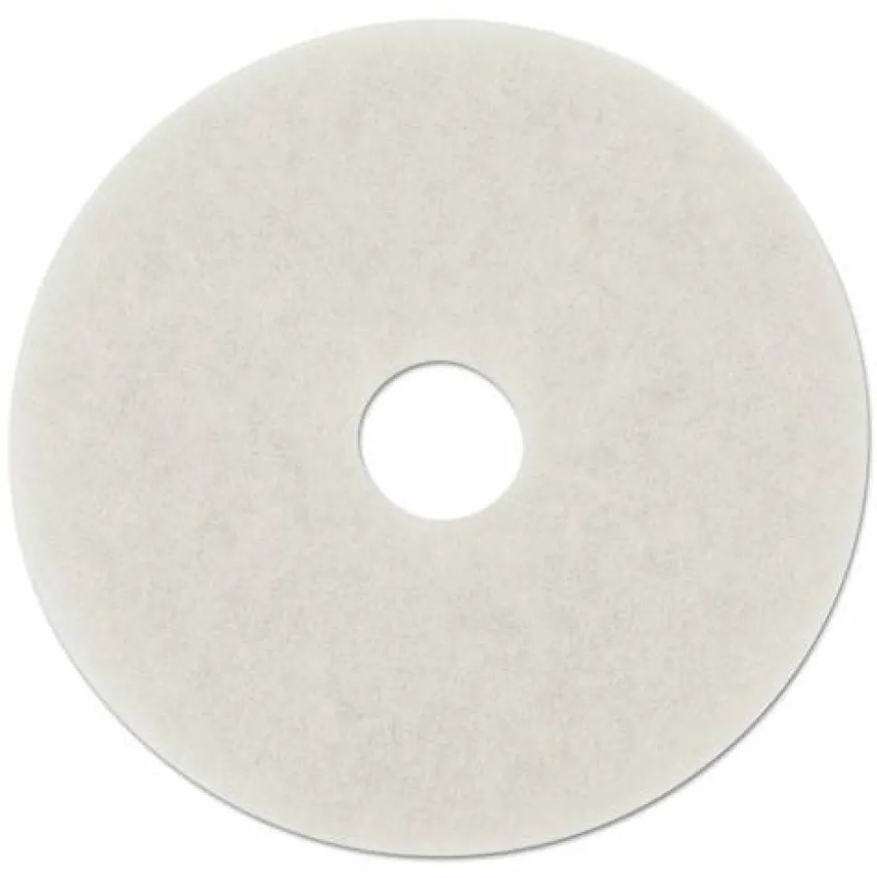 Boardwalk Stripping Floor Pads, 15" Diameter, Black, 5/Carton