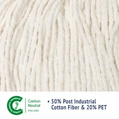 Boardwalk Super Loop Wet Mop Head, Cotton/Synthetic Fiber, 5