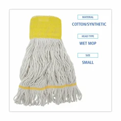 Boardwalk Super Loop Wet Mop Head, Cotton/Synthetic Fiber, 5