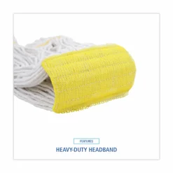Boardwalk Super Loop Wet Mop Head, Cotton/Synthetic Fiber, 5