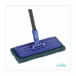 Boardwalk Swivel Pad Holder, Plastic, Blue, 4 x 9, 12/Carton