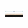 Boardwalk Tampico Fiber Floor Brush Head, 18" x 2 1/2", Black