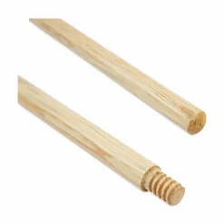 Boardwalk Threaded End Broom Handle, 0.94" dia x 54", Natural