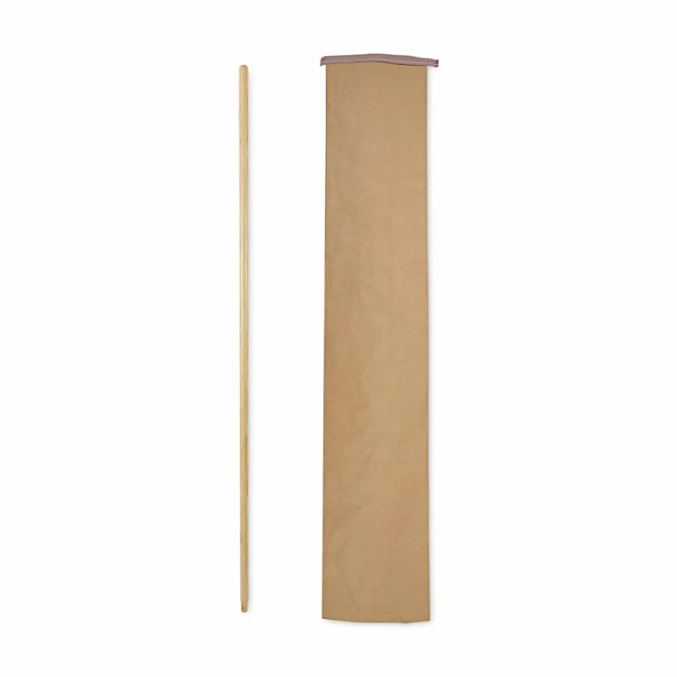 Boardwalk Threaded End Broom Handle, 0.94" dia x 54", Natural