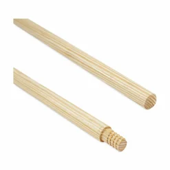 Boardwalk Threaded End Broom Handle, 0.94" dia x 60", Natural