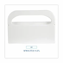 Boardwalk Toilet Seat Cover Dispenser, 16 x 3 x 11.5, White, 2/Box