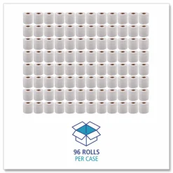 Boardwalk Two-Ply Toilet Tissue, Standard, Septic Safe, White, 4 x 3, 500 Sheets/Roll, 96 Rolls/Carton