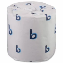 Boardwalk Two-Ply Toilet Tissue, Standard, Septic Safe, White, 4 x 3, 500 Sheets/Roll, 96 Rolls/Carton