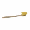 Boardwalk Utility Brush, Cream Polypropylene Bristles, 5.5" Brush, 14.5" Tan Plastic Handle