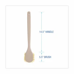 Boardwalk Utility Brush, Cream Polypropylene Bristles, 5.5