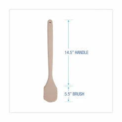 Boardwalk Utility Brush, Cream Tampico Bristles, 5.5" Brush, 14.5" Tan Plastic Handle
