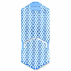 Boardwalk Vertical Urinal Screen, Cotton Blossom Scent, Blue, 5.22 oz, 6/Carton