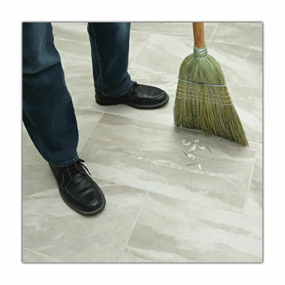 Boardwalk Warehouse Broom, Yucca Corn Fiber Bristles, 56" Overalll Length, Natural, 12/Carton