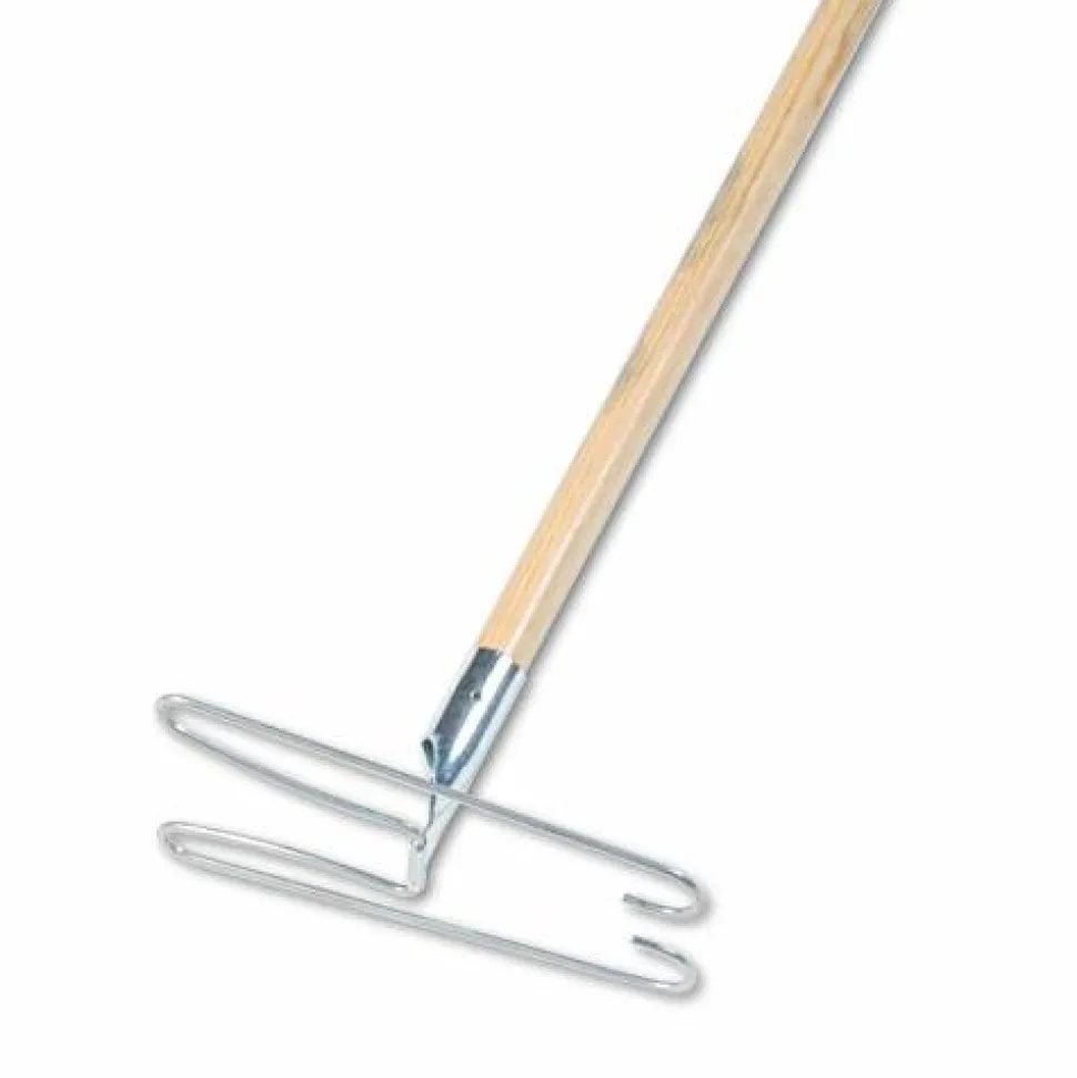 Boardwalk Wedge Dust Mop Head Frame/Lacquered Wood Handle, 0.94" dia x 48" Length, Natural
