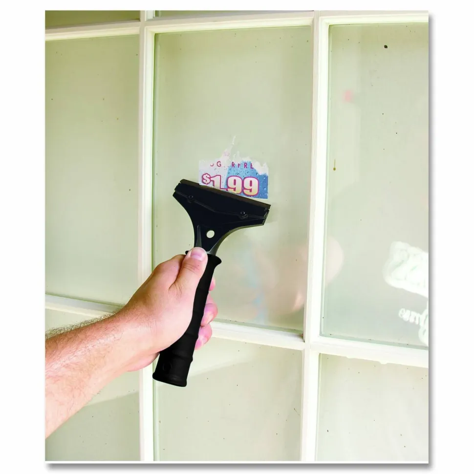 Boardwalk 8" Window/Floor Scraper, 4" Blade