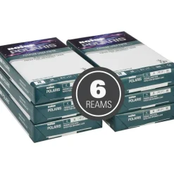 Boise POLARIS Premium Laser Paper, 6 Reams, White, Letter Size (8 1/2
