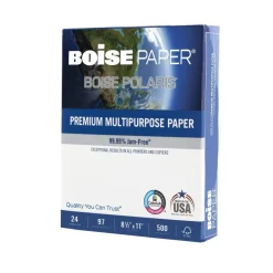 Boise POLARIS Premium Multi-Use Printer & Copy Paper, White, Letter (8.5