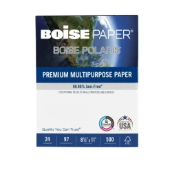 Boise POLARIS Premium Multi-Use Printer & Copy Paper, White, Letter (8.5