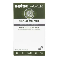 Boise X-9 Multi-Use Printer & Copy Paper, White, Legal (8.5