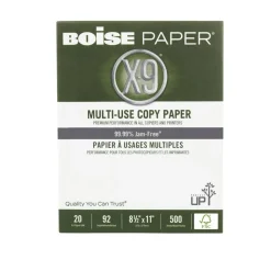 Boise X-9 Multi-Use Printer & Copy Paper, White, Letter (8.5