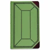 Boorum & Pease Account Record Book, Record-Style Rule, Green/Black/Red Cover, 12.13 x 7.44 Sheets, 500 Sheets/Book