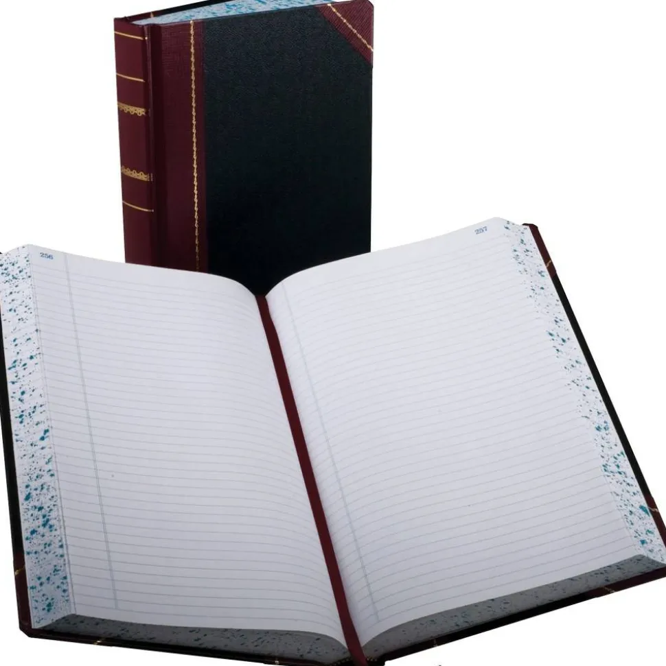 Boorum & Pease Boorum 9 Series Record Rule Account Books - 500 Sheet(s) - Thread Sewn - 8.62"x14.12" Sheet Size - 9500R