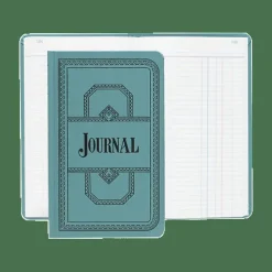 Boorum & Pease Canvas Account Book, Journal, 16 Lb., 12 1/8