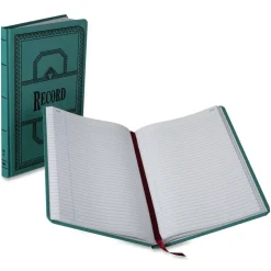Boorum & Pease Canvas Account Book, Record, 16 Lb., 12 1/8