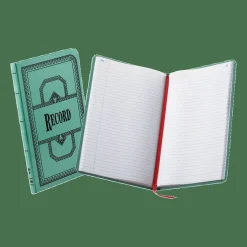 Boorum & Pease Canvas Account Book, Record, 16 Lb., 12 1/8