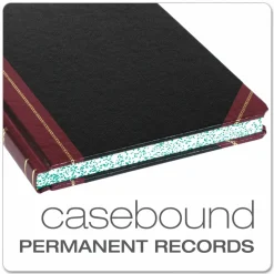 Boorum & Pease Columnar Book, 10 3/8" x 8 1/8", Record, No Units, 75 Sheets