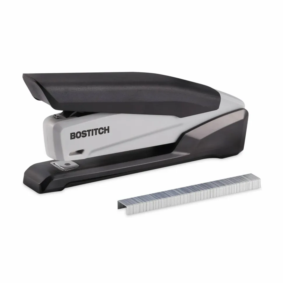 Bostitch EcoStapler Spring-Powered Antimicrobial Desktop Stapler, 20-Sheets