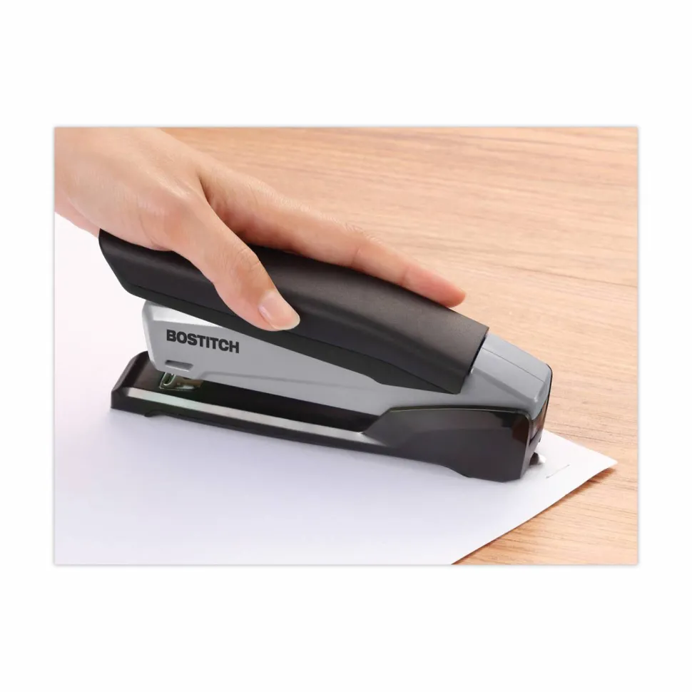 Bostitch EcoStapler Spring-Powered Antimicrobial Desktop Stapler, 20-Sheets
