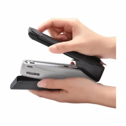 Bostitch EcoStapler Spring-Powered Antimicrobial Desktop Stapler, 20-Sheets
