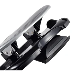 Bostitch EZ Squeeze Three-Hole Punch, 40 Sheet Capacity, Black/Silver