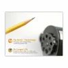 Bostitch Metal Manual Pencil Sharpener, Manually-Powered, 5.44" x 2.69" x 4.33", Black