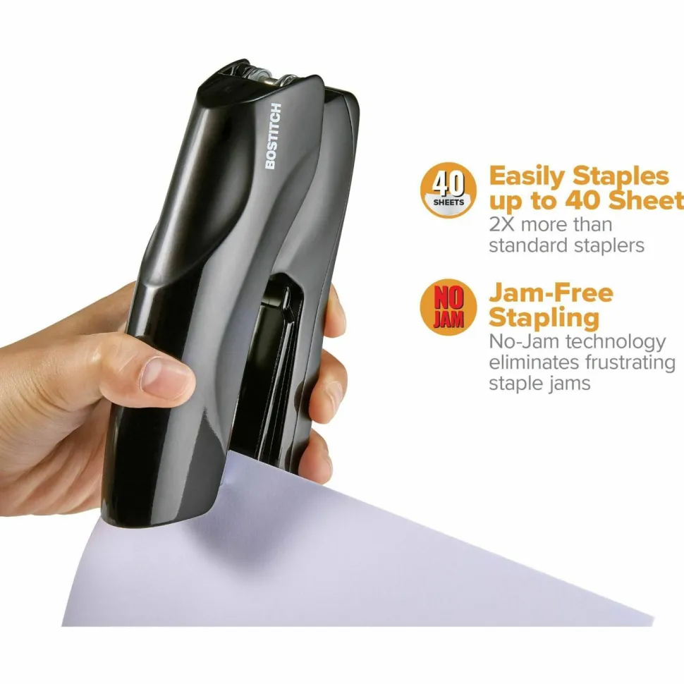 Bostitch Antimicrobial Flat Clinch Stapler