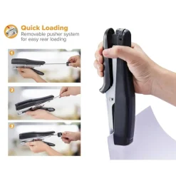 Bostitch B8 PowerCrown Xtreme Duty Plier Stapler, Black/Gray