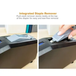 Bostitch Impulse 25 Electric Stapler With Staples And Staple Remover, Black